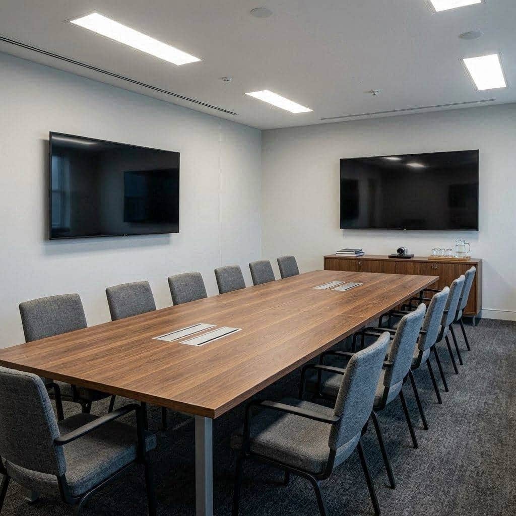 访客数量突增场景下多部门联合组写字楼办公的视频会议空间配置该如何复盘